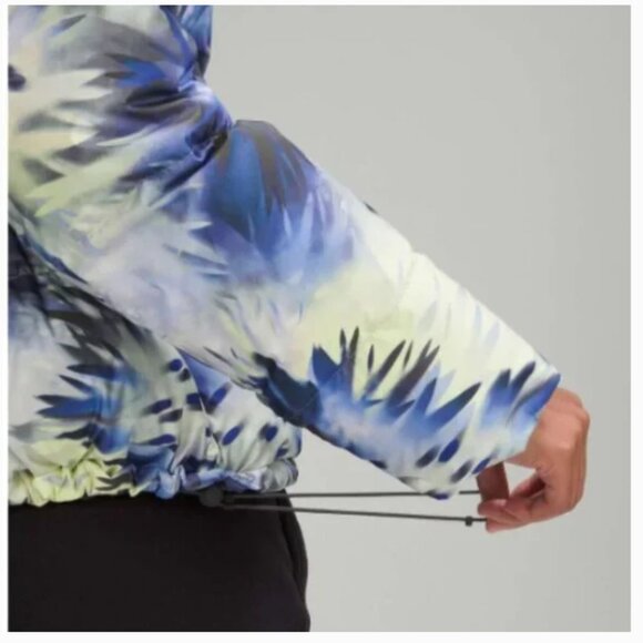 Lululemon Wunder Puff Jacket Chromatic Cloudscape Multi Size 6 - Picture 4 of 7